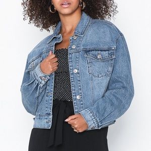 ONLY Oversized Boxy Blue Jean Jacket